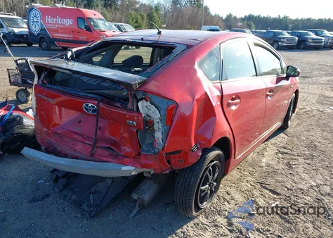 2013 Toyota Prius Two z USA, uszkodzony, nr VIN JTDKN3DUXD0340528